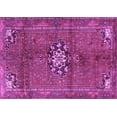 thumbnail image 1 of Ahgly Company Indoor Rectangle Medallion Purple Traditional Area Rugs, 5' x 8', 1 of 4