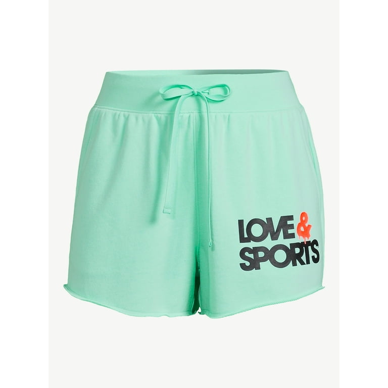 Love & Sports Women’s French Terry Cloth Shorts, Sizes XS-3XL