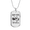Military Chain (Gold), variant on Camper Necklace Say Yes! Dog Tag Necklace Stainless Steel 24" Chain Silver Tone or Gold Tone
