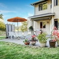 thumbnail image 7 of Pure Garden 50-LG1052 Patio Umbrella Outdoor Shade with Easy Crank, Terracotta - 9 ft., 7 of 7