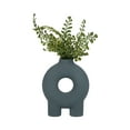 thumbnail image 5 of Sagebrook Home Ceramic Footed Vase - Elevate Your Decor with Stylish Home Accents, Ideal for Any Room, Elegant Single Piece, 5 of 9