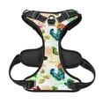thumbnail image 5 of Lsque Floral Vintage Dog Harness, No-Pull Pet Harness with 2 Leash Clips, Adjustable Soft Padded Dog Vest with Easy Control Handle for Large Dogs-X-Large, 5 of 9