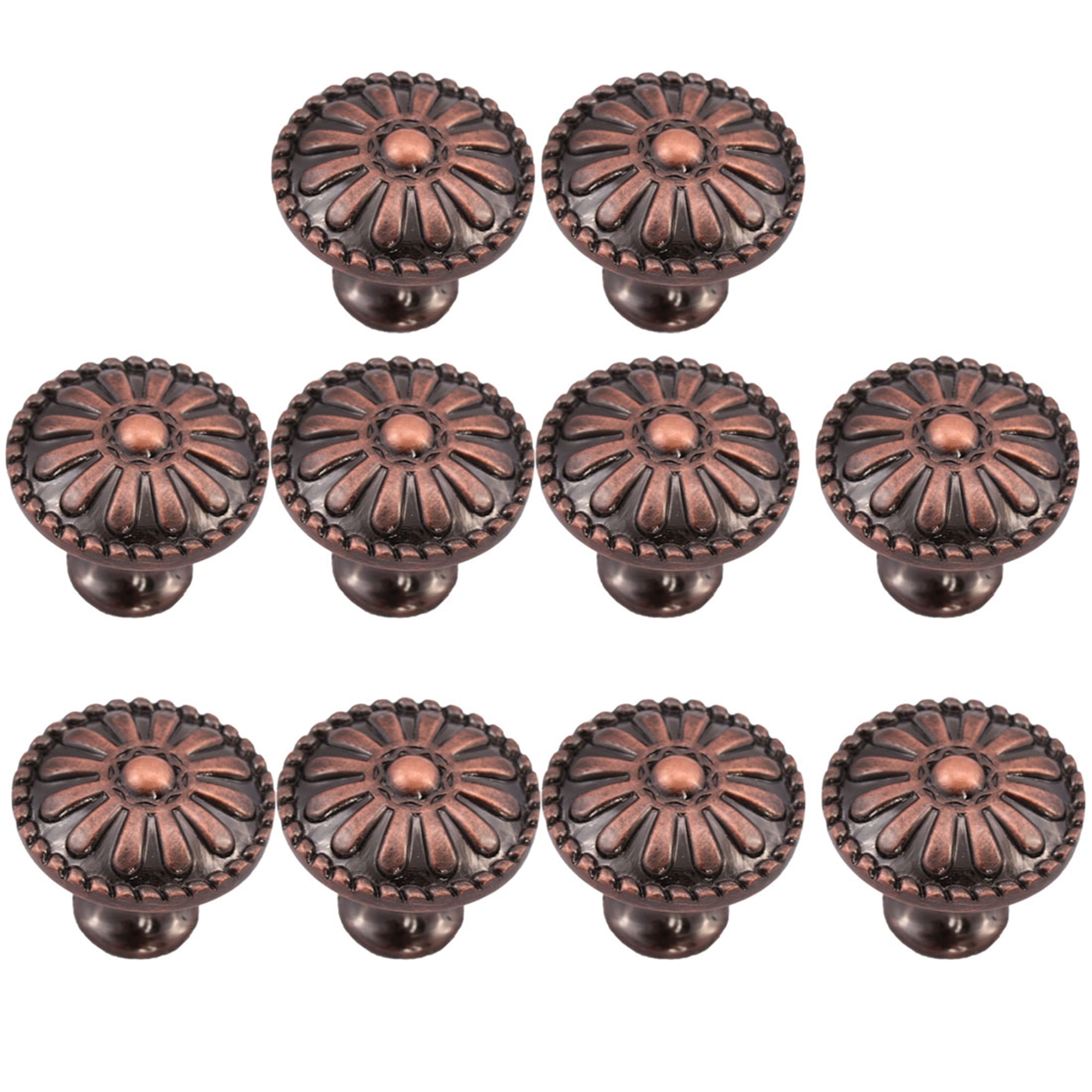 Zinc Alloy Knobs 24mm Metal Round Dresser Knobs Pull Handle for Home
