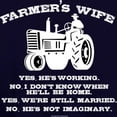 thumbnail image 3 of CafePress - Farmer's Wife Joke - Pullover Hoodie, Classic & Comfortable Hooded Sweatshirt, 3 of 4