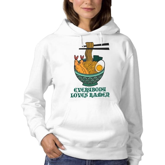 Everybody Loves Ramen Hoodie Women -SPIdeals Designs, Female Large
