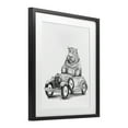 thumbnail image 3 of Stupell Industries Hippo in Vintage Vehicle Black Framed Print Under Glass design by Rachel Nieman, 16 x 13, 3 of 10