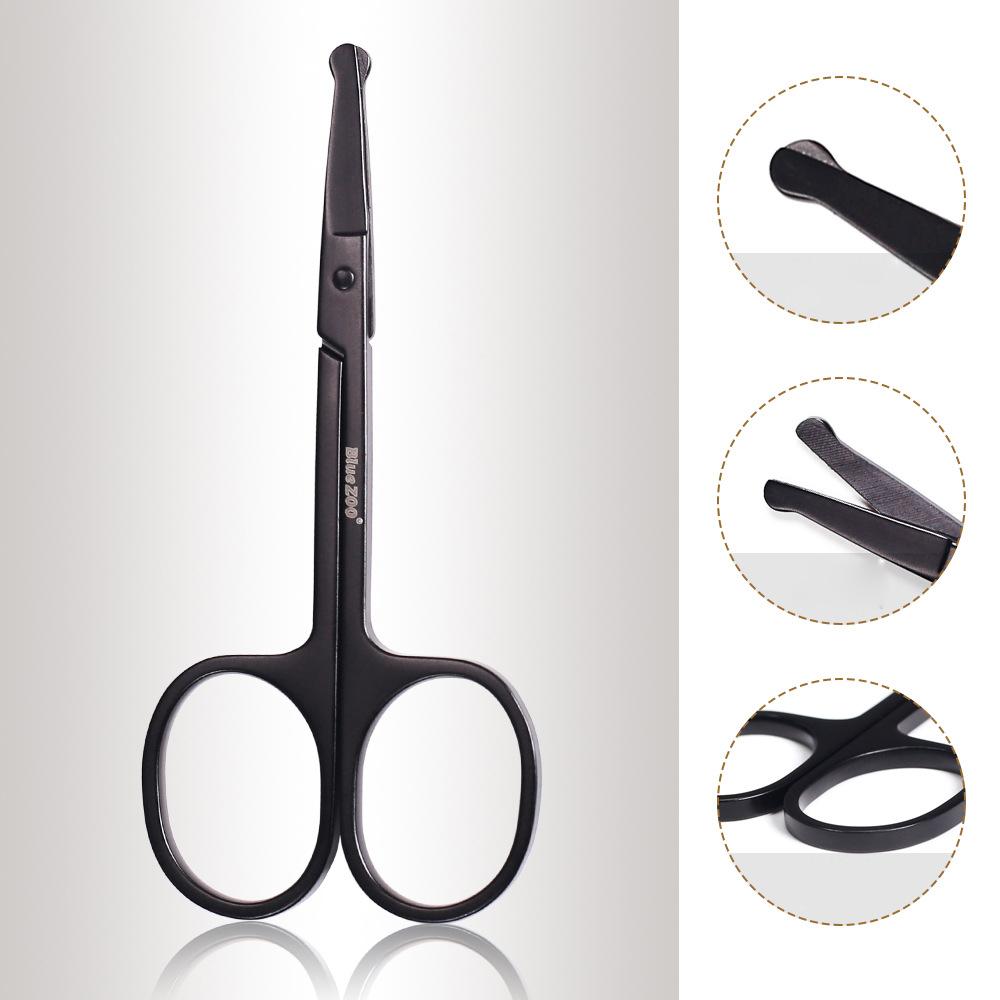 YLSHRF Eyebrow Comb,Eyebrow Scissors,Eyebrow Scissors Comb Eyelash Hair Trimming Grooming