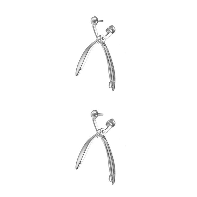 Bewildely Cherry Fruit Pitter Tool Zinc Alloy Pitters Corer Accessories Gadget Manual Pressing Accessory Household Olive Kitchen Home No.1 2piezas