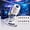 12 Projection Films, variant on Galaxy Projector Night Light, 2-in-1 5D Holographic Star Ocean Projector, 360° USB Ceiling Lamp with 6 Films