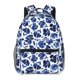 thumbnail image 1 of Disketp Blue Ink Flowers Mochila Estampada para Hombre y Mujer – Mochila Ligera Clásica con Múltiples Bolsillos para Universidad, Trabajo y Viajes-One Size, 1 of 5