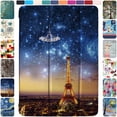 thumbnail image 1 of DuraSafe Cases for iPad PRO 12.9 Inch 2nd Gen [ Pro 12.9 2017 2 Gen ] MQDC2LL/A MQDD2LL/A MQDA2LL/A MP6H2LL/A MP6J2LL/A MP6G2LL/A Ultra Slim Smart Auto Sleep / Wake Printed PC Cover - Paris Night, 1 of 4