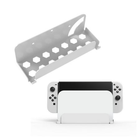 

Wall Mount Holder for Nintendo Switch OLED Stand Storage Shelf Space Saving Durable Small Wall Shelf Wall Mount Bracket