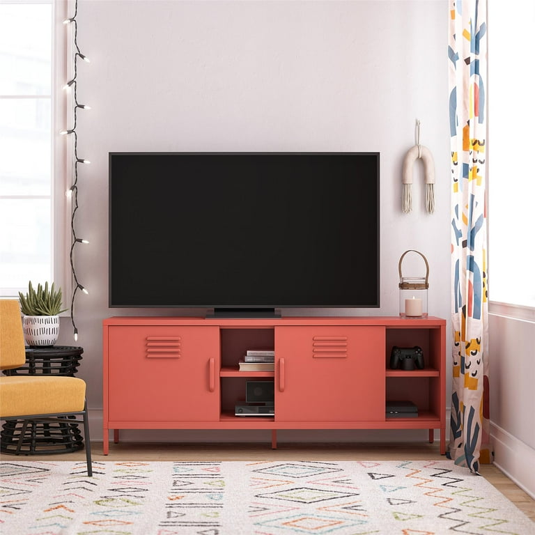 Novogratz Cache Metal Locker-Style TV Stand for TVs up to 65