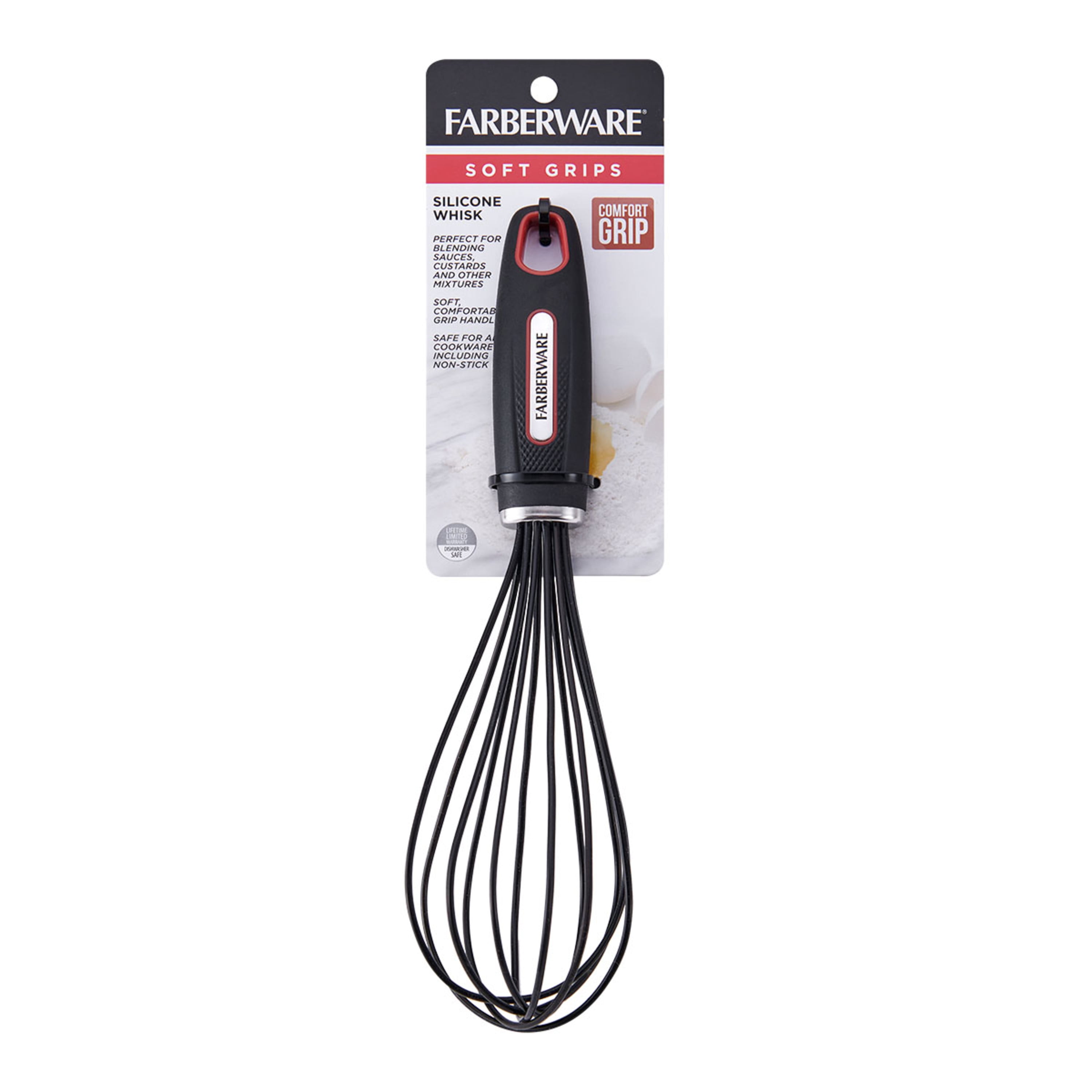 Farberware Professional Metal Whisk with Black Handle 