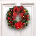 thumbnail image 2 of Guirnalda de Navidad de granja, corona de Año Nuevo, puerta delantera, colgante de pared, decoración navideña, decoración del hogar, 2 of 4
