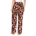 thumbnail image 3 of Goofa Ice Cream Cake Printed Soft Pajama Pants for Women, Wide Leg Comfy Casual Lounge Yoga Pants-X-Large, 3 of 9