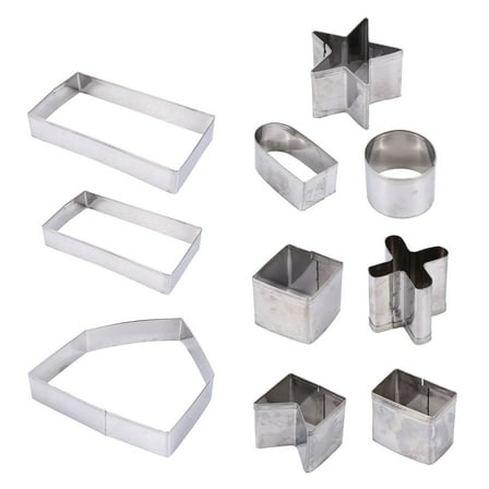 LEORX gingerbread house bake set Cookie Cutter Stainless Steel 1 Set