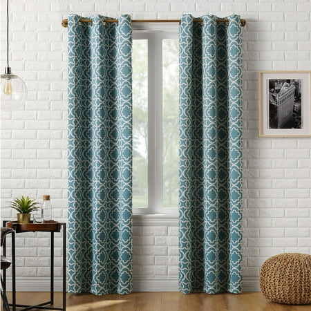 Sun Zero Barnett Trellis Blackout Grommet Curtain Panel