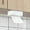 White, variant on Cabinets Paper Towel Holder Under Cabinet Dispenser Over Door Towel Rack Suitable for Kitchen Bathroom Durable Metal Rack for Organized Spaces