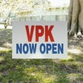 thumbnail image 5 of VPK Now Open Yard Sign 2 Pack of 24 Inch x 36 Inch Double Sided Weatherproof Heavy-Duty Plastic with Stake | Early Learning Promotions, School Enrollment, Clear Messaging | Made in USA, 5 of 7
