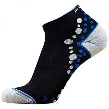 Ultra-Comfortable Running Socks - Anti-Blister Dot Technology, Moisture Wicking (L/XL,