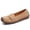 Brown, variant on Big Size Women's Casual Loafers Slip On Leather Shoes Lightweight Walking Shoes Moccasins Classic Penny Loafer Flats Boat Shoes