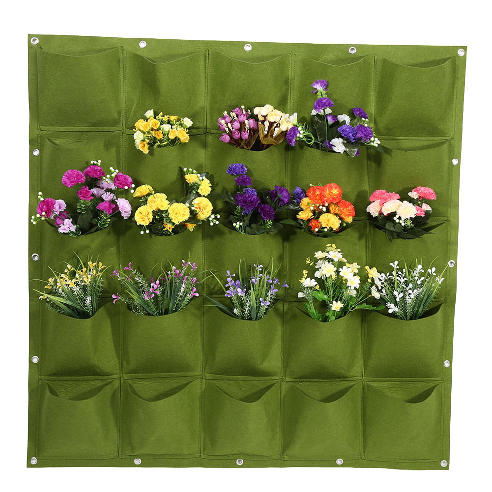 Details about   Pocket Wall Hanging Planting Bag Vertical Flower Grow Pouch Planter Garden Pots 