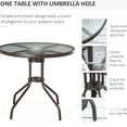 thumbnail image 3 of 6-Piece Outdoor Dining Set / Poolside Use / 5mm Thick Tempered Glass Table, 3 of 6