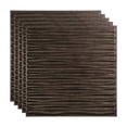 thumbnail image 1 of FASÄDE Dunes Decorative Vinyl 2ft x 2ft Lay in Ceiling Panel in Smoked Pewter (5 Pack), 1 of 5