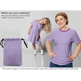 thumbnail image 5 of oneOone Cotton Cambric Purple2 Fabric Animal Dress Material Fabric Print Fabric By The Yard 42 Inch Wide, 5 of 5