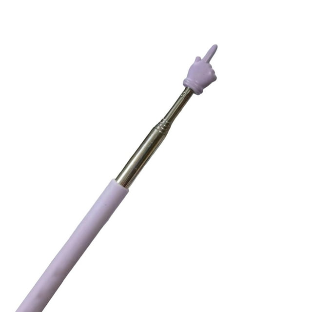 LCXmlly Classroom Teacher Pointer Extendable Finger Retractable Telescopic Pointer Mini Handheld Presenter for Classroom Teachers Whiteboard Presentation