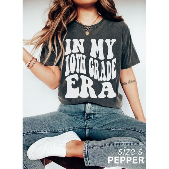 Sam Soft In My 10th Grade Era, Cute High School Shirt, Back to School Shirt, Highschool Sophomore Tee, Cute 10th Grader Shirt,