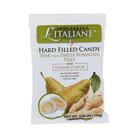 Le Specialita Italiane Ginger Pear Candy 3.52 Oz - Pack Of 12