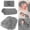 Gris, variante sur Coofit 3 Pcs Accessoire Photo pour Nouveau-Né Mignon Emmaillotage Décoratif Tapis de Photographie et Bandeau
