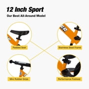 Strider 12 Sport Bike, Orange - No Pedal Balance Bicycle for Kids 1 to 4 Years - Includes Safety Pad, Padded Seat, Mini Grips, Flat-Free Tires -Easy Assembly, Tool-Free Adjustments