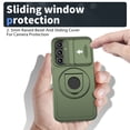 thumbnail image 3 of Dteck for Samsung Galaxy A54 5G Case with Screen Protector & Camera Cover Slide Design, Ring Stand A54 5G Magnetic Case Compatible with MagSafe,Military-Grade Phone Case for Samsung A54 5G,Olive, 3 of 6