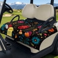 thumbnail image 3 of Pzuqiu Golf Cart Seat Covers Quilted Polyester, Compatible with Outdoor Golf Carts, for EZGO Club Car Yamaha, Ladybug, 3 of 9
