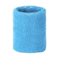thumbnail image 3 of Eigraketly Muñequera deportiva que absorbe el sudor muñequera elástica unisex para niños adultos, azul cielo Type3 NO3, 3 of 6