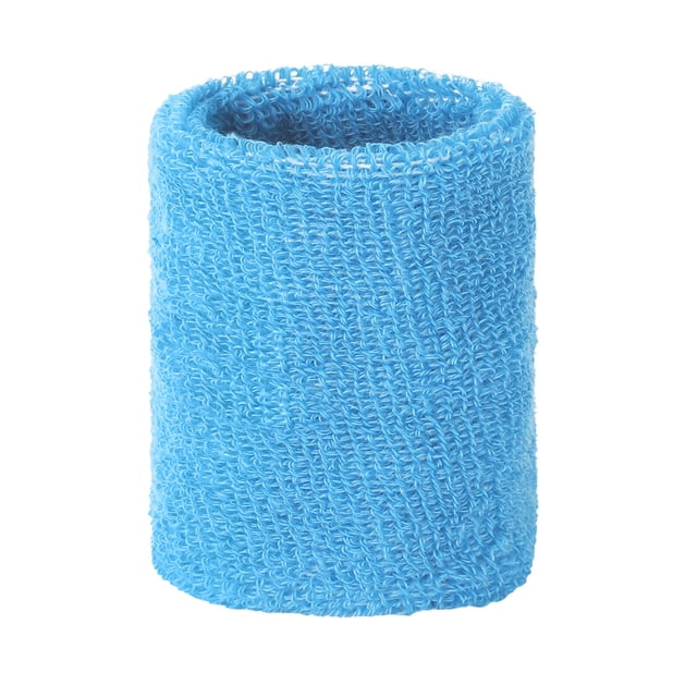 Eigraketly Muñequera deportiva que absorbe el sudor muñequera elástica unisex para niños adultos, azul cielo Type3 NO3