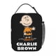 thumbnail image 3 of Bolsa térmica para el almuerzo con diseño de Snoopy y Charlie Brown, contenedor de alimentos con diseño de Peanuts, lonchera térmica portátil para viajes, 3 of 5