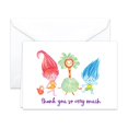 thumbnail image 3 of Paper Frenzy Troll Themed Thank You Note Cards and Envelopes 24 pack, 3 of 5