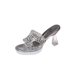 thumbnail image 1 of Sandalias de vestir Rhinestone Summer Slides para mujer, 1 of 6