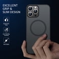 thumbnail image 3 of Funda protectora para teléfono móvil de 6,7 pulgadas con borde negro de 2 mm y Magsafe para iPhone 13 Pro Max, 3 of 5