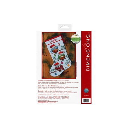 UPC: 0088677089511 | Dimensions® Holiday Hooties Stocking Kit