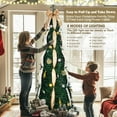 thumbnail image 4 of Pre-Decorated Pre-lit Pop Up Christmas Tree 150 LED 6ft 8 Modes Christmas Tree Collapsible Christmas Tree Warm White Light for Christmas Holiday Decoration, 4 of 7