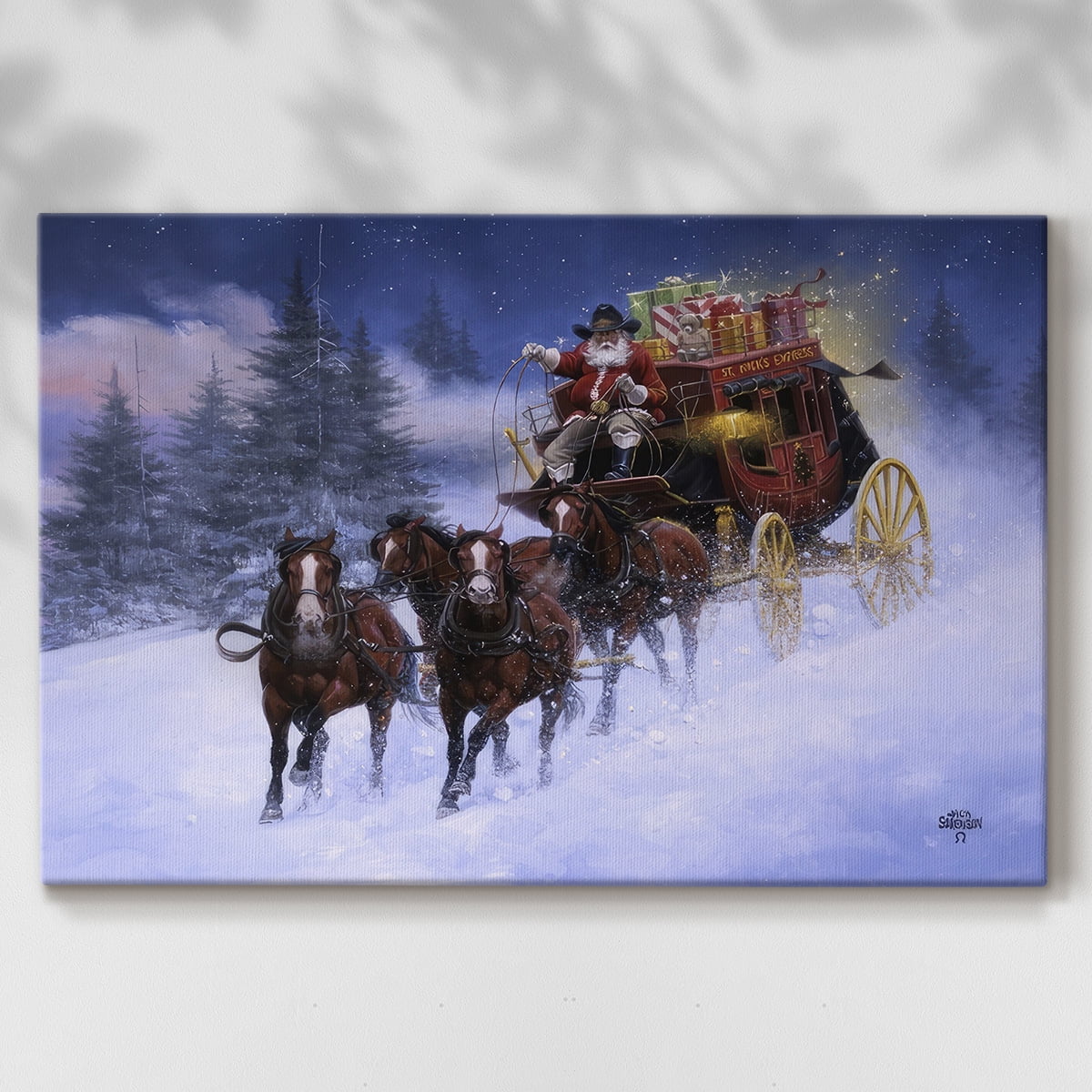 Nick's Express- Gallery Wrapped Canvas