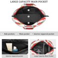 thumbnail image 3 of Gym Bag for Women,Travel Duffel Bag Gym Duffle Strawberry Large Gym Tote Bag for Short Trips, 3 of 5