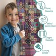 thumbnail image 3 of Blackout Kids Curtains,Boho Bohemia Flower Childrens Insulated Curtains Set Of 2,Bedroom Essentials,Toddler Room Decor 42"x63"(106x160cm), 3 of 4