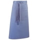 thumbnail image 1 of Delantal modelo Colours largo estilo continental unisex (Paquete de 2) (Azul medio), 1 of 1