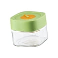 thumbnail image 3 of Tarro de cristal reutilizable con tapa hermética para especias, pastas y aperitivos. verde 500ml, 3 of 9
